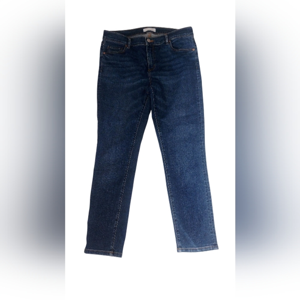 LOFT Skinny Crop Blue Denim Women's Jeans SZ 30/10